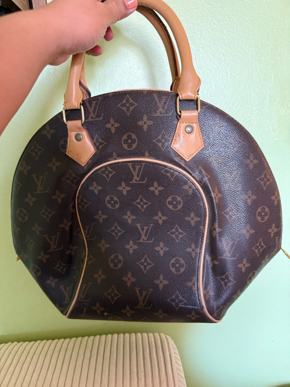 Louis Vuitton Brown Monogram Canvas Satchel